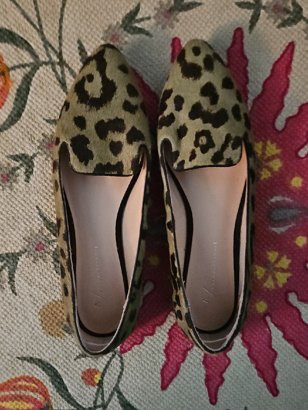 Cheetah Print Slip Ons
